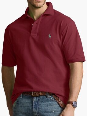 Polo by Ralph Lauren Men's Burgundy Polo Shirt